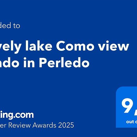 Romantic Lake Como Escape With View Perledo Luaran gambar